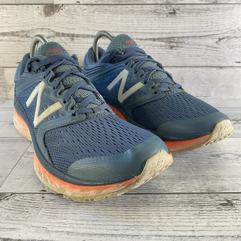 New Balance Shoes Womens 9 Blue Fresh Foam 1080 Knit Running Jogging Tennis Nice